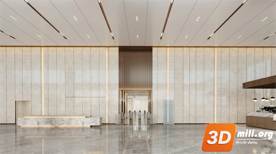 Lobby front desk Skp Files 